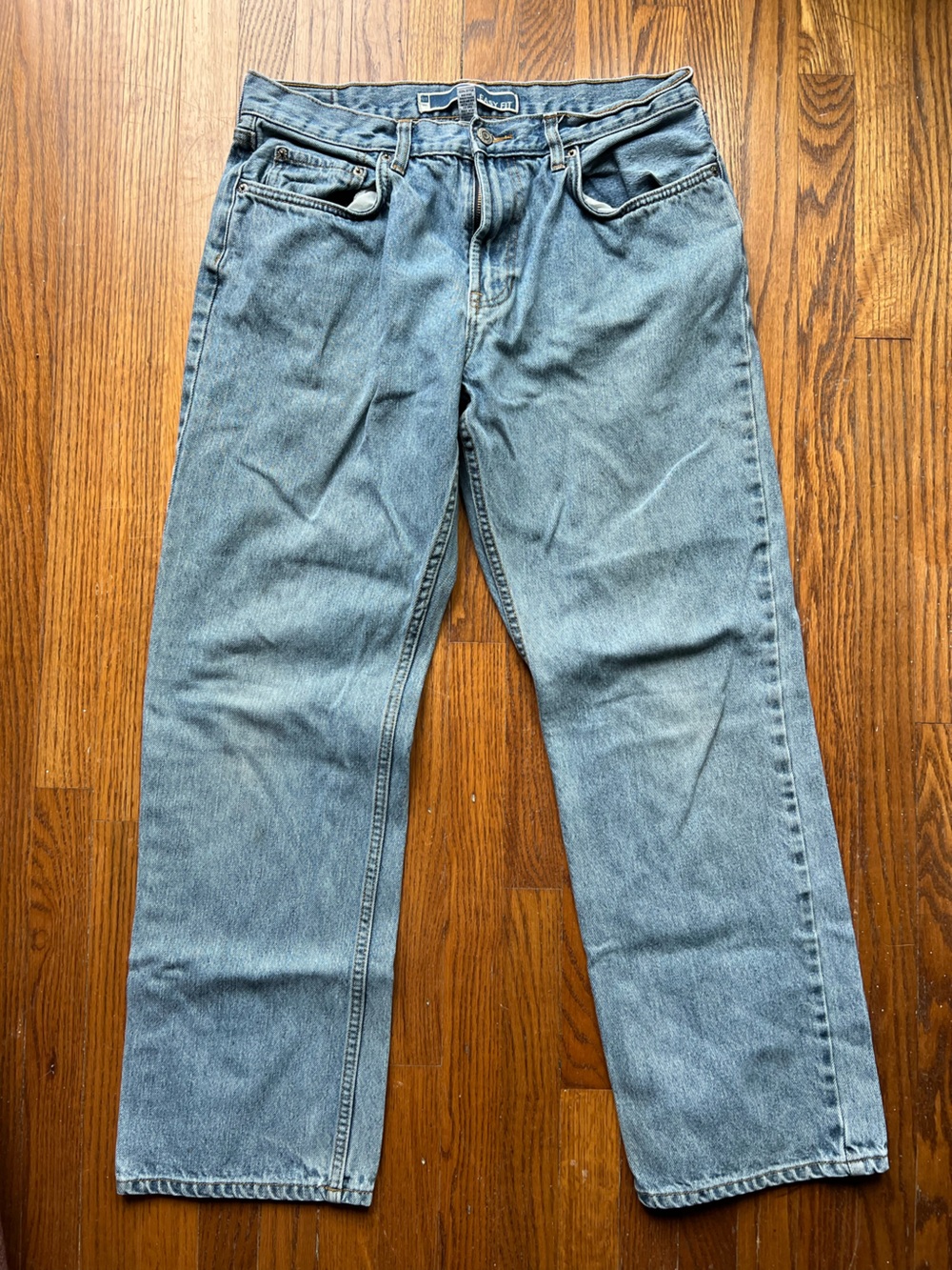 Gap Men’s Light Wash Straight Leg Jeans size 34 x 30